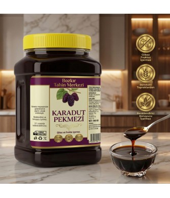 Geleneksel Köy Karadut Pekmezi 950 gr (katkısız)