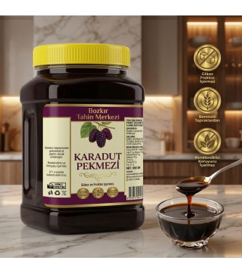 Geleneksel Köy Karadut Pekmezi 950 gr (katkısız)