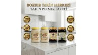 Taş Değirmen Doğal Beyaz Tahin 935 gr 2 adet & Geleneksel Üzüm-Keçiboynuzu pekmezi 950 g