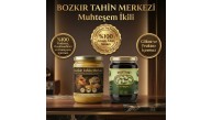 Muhteşem İkili Ata Tohum Altın Susam Kavrulmus Tahin 600 Gr - Dut Pekmezi 800 Gr katkısız