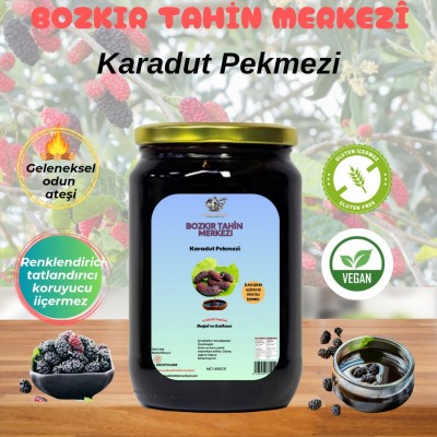 Bozkır Tahin Merkezi Karadut Pekmezi 800gr (katkısız&doğal)