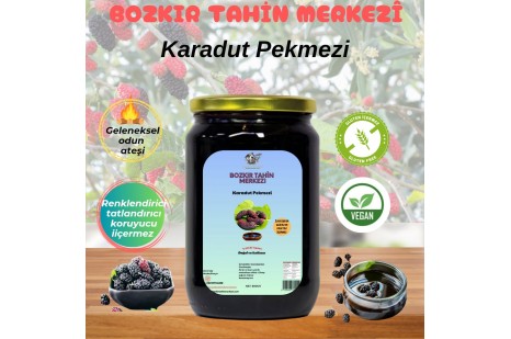 Bozkır Tahin Merkezi Karadut Pekmezi 800gr (katkısız&doğal)