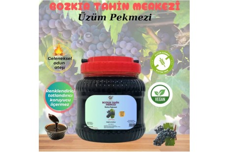 Bozkır Tahin Merkezi Doğal Katkısız Üzüm Köy Pekmezi El Yapımı 950 G Bozkır Tahin Merkezi Doğal Katkısız Üzüm Köy Pekmezi El Yapımı 950 G