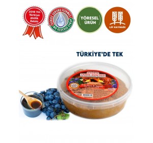 Bozkır Tahin Dünyası El Yapımı Eski Usül üzüm pekmezli Helva 450 Gr.