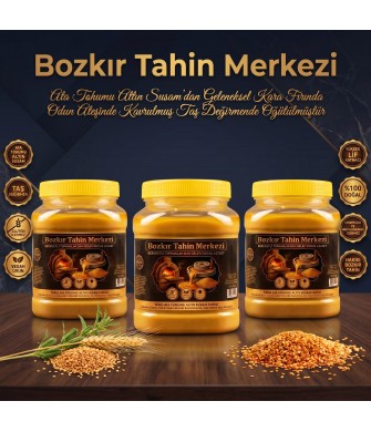 Ata Tohum Altın Susam Kavrulmuş Tahin 930 gr X 3 adet (doğal&vegan)