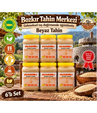 Bozkır Tahin Merkezi Doğal Beyaz Taş Değirmen Tahin 935 6 ADET