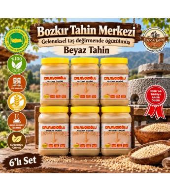 Bozkır Tahin Merkezi Doğal Beyaz Taş Değirmen Tahin 935 6 ADET