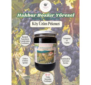 Bozkır Tahin Merkezi Üzüm Köy Pekmezi 800 gr (Doğal&katkısız)