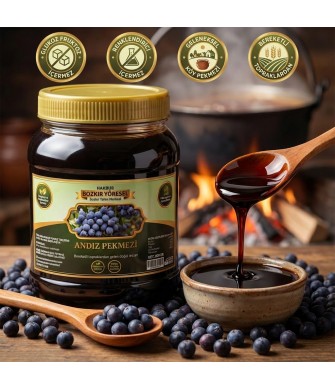 Gleneksel Köy Andız Pekmezi 950 Gr (katkısız&ev yapım)