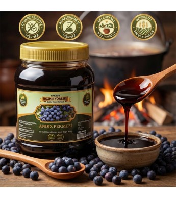 Bozkır Tahin Merkezi Geleneksel Köy Andız Pekmezi 950 Gr (katkısız&doğal) Bozkır Tahin Merkezi Geleneksel Köy Andız Pekmezi 950 Gr (katkısız&doğal)