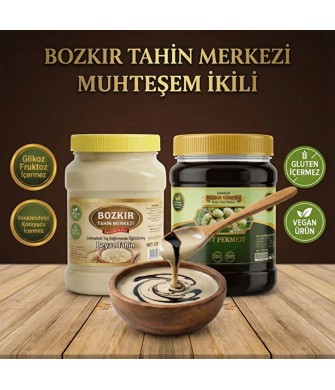 DoğalTaş Değirmen Beyaz Tahin 935 gr - Geleneksel Dut Pekmezi 950 gr(Katkısız&vegan) DoğalTaş Değirmen Beyaz Tahin 935 gr - Geleneksel Dut Pekmezi 950 gr(Katkısız&vegan)
