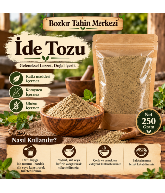 Bozkır Tahin Merkezi İğde Tozu 250 Gr 