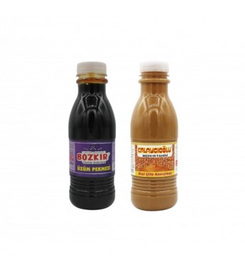 İKİLİ İKSİR- KO Kepeksiz Tahin 500 Gr. - Üzüm Pekmezi 650 Gr İKİLİ İKSİR- KO Kepeksiz Tahin 500 Gr. - Üzüm Pekmezi 650 Gr