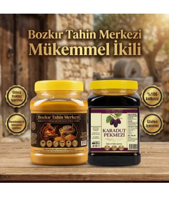 Ata Tohum Altın Susam Kavrulmus Tahin 930gr - Karadut Köy Pekmezi 950 Gr (katkısız) Ata Tohum Altın Susam Kavrulmus Tahin 930gr - Karadut Köy Pekmezi 950 Gr (katkısız)