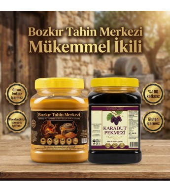 Ata Tohum Altın Susam Kavrulmus Tahin 930gr - Karadut Köy Pekmezi 950 Gr (katkısız) Ata Tohum Altın Susam Kavrulmus Tahin 930gr - Karadut Köy Pekmezi 950 Gr (katkısız)