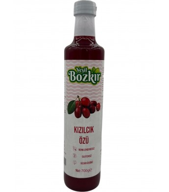 Kızılcık Özü 700 gr (soguk sıkım) Kızılcık Özü 700 gr (soguk sıkım)