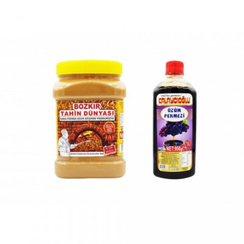 BTD Kepeksiz Tahin 935 Gr. - Üzüm Pekmezi 950 Gr.